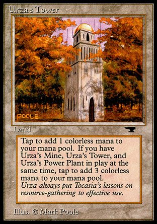Magic The Gathering - Urza's Tower (Forest) - Antiquities MTG Card - Rare Land for Commander & Modern Decks - Perfect for MTG Players & Collectors