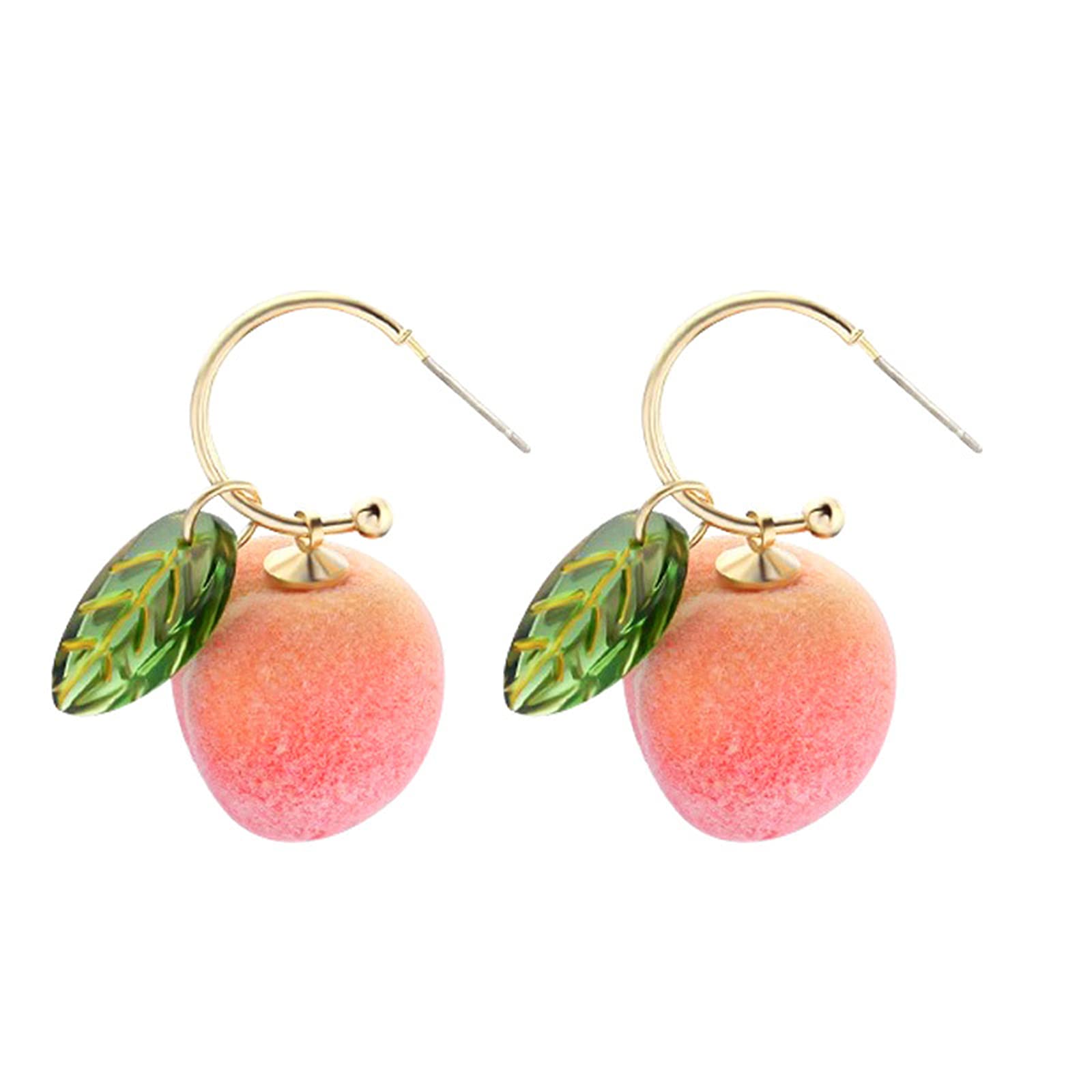 ONLYJUMP Funny Fruit Banana Dangle Earrings - Resin Lifelike Yellow Banana Earrings for Women, Summer Fashion Jewelry Gift - Perfect for Beach Parties, Tropical Vacations & Fun Outfits