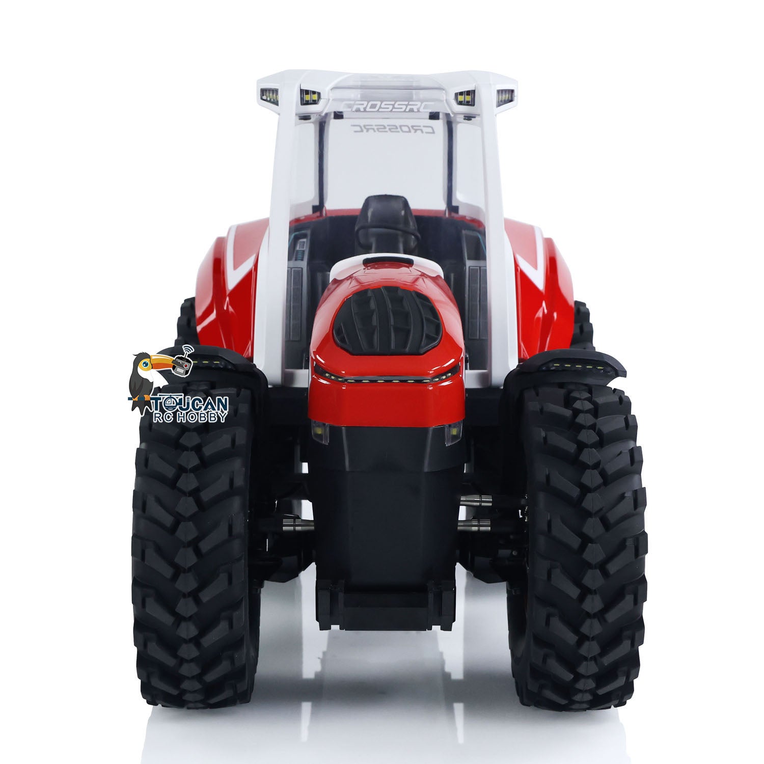 CrossRC 1/8 Scale RC Tractor TL4 Iron Bull - 2 Speed Remote Control Model Car with LED Lights | Heavy Duty Off-Road Crawler for Farm Simulation & Agricultural Vehicle Enthusiasts | Perfect for Hobbyists, Collectors and Outdoor RC Racing