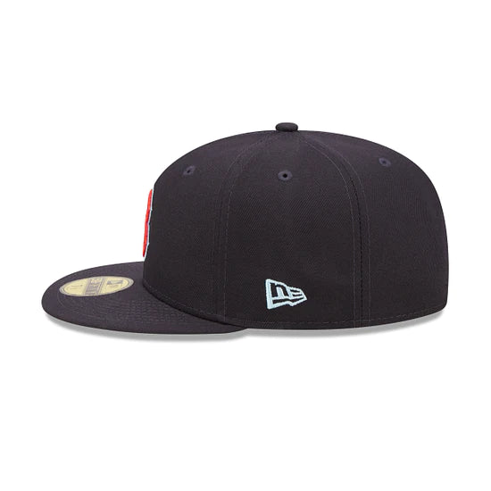 Boston Red Sox 2007 World Series Champions Navy Blue 59FIFTY Fitted Hat for Men - Perfect for Baseball Games, Sports Events & Casual Wear