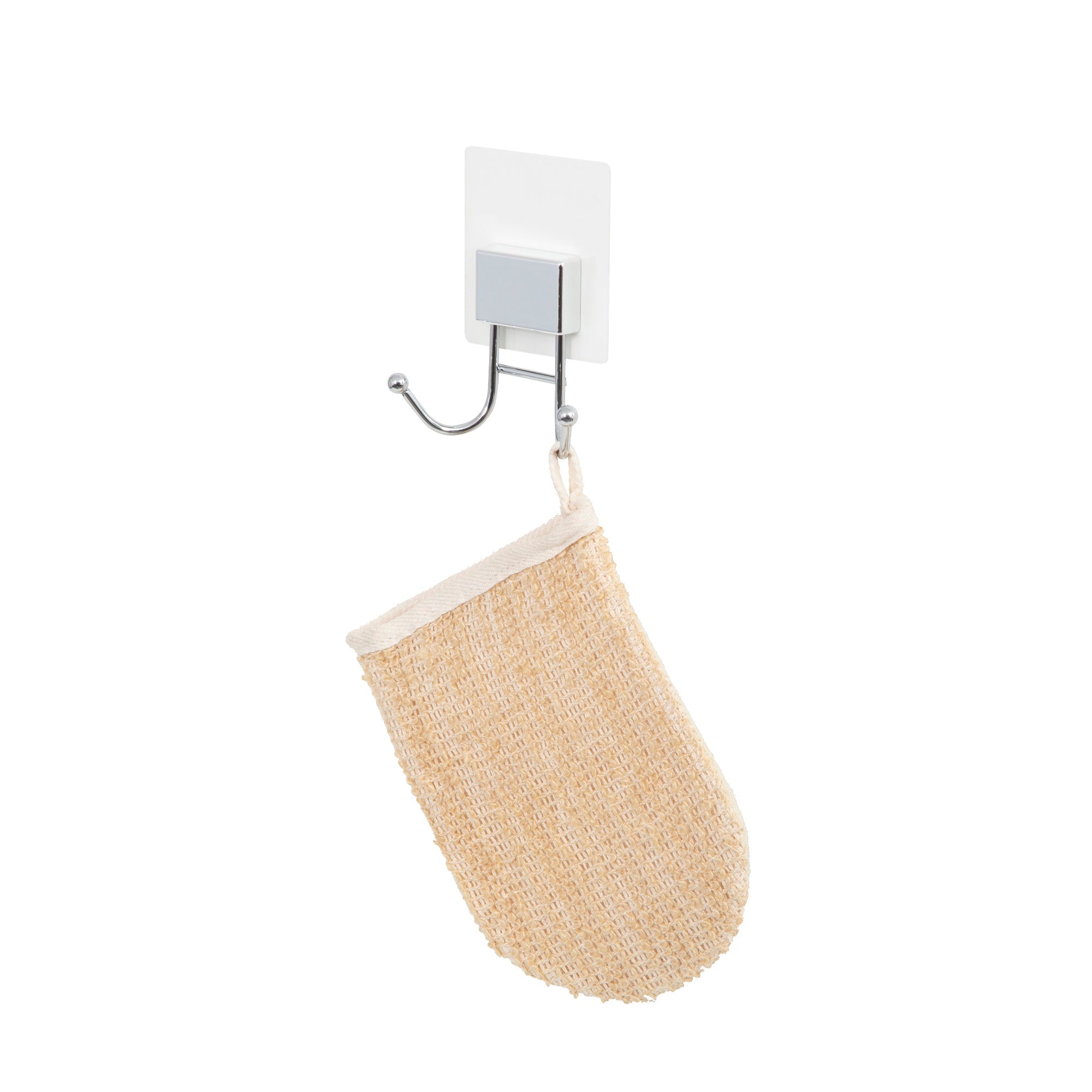 Stainless Steel Bathroom Double Hook - Heavy Duty Wall Mounted Towel Hanger for Bath, Kitchen & Bedroom Organization