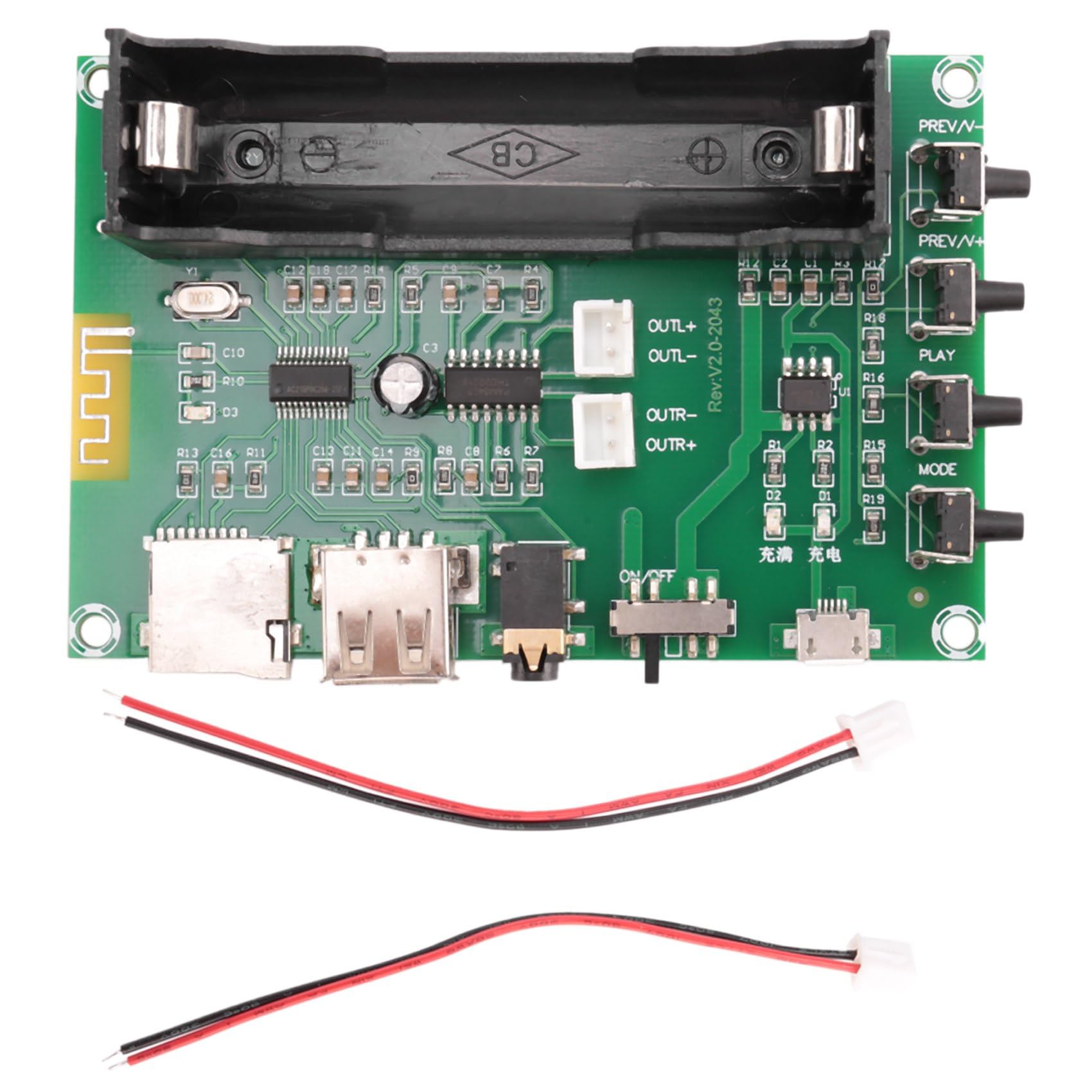 XH-A150 10W Bluetooth Power Amplifier Board - DIY Rechargeable Speaker Kit with Lithium Battery for Home, Car, and Outdoor Use