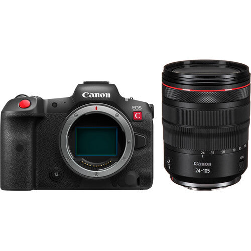 Canon EOS R5 C 8K Mirrorless Cinema Camera with RF 24-105mm f/4L IS USM Lens - Professional 4K/8K Video & Photography for Filmmakers, YouTubers & Content Creators