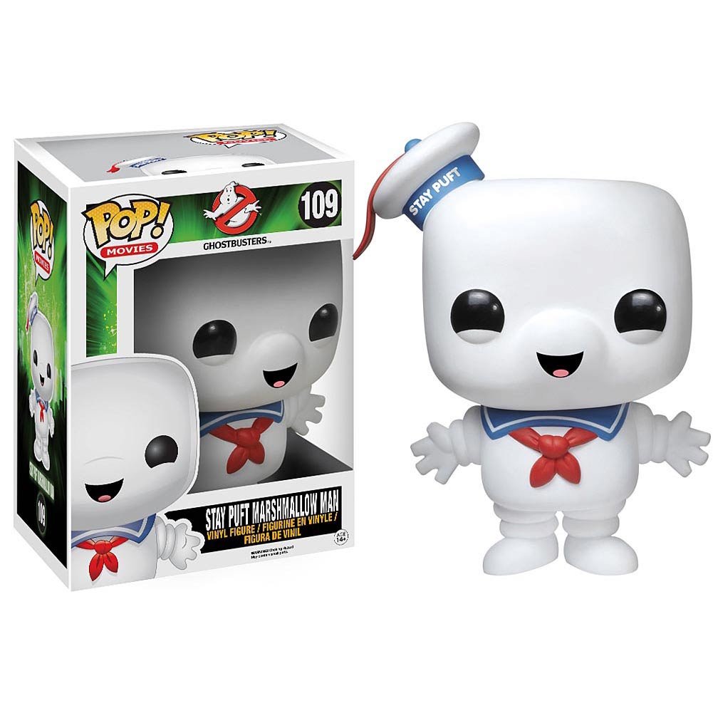 Funko Stay Puft Over-Sized Pop! Vinyl Figure - Ghostbusters Collectible for Home Decor, Office Display & Pop Culture Fans