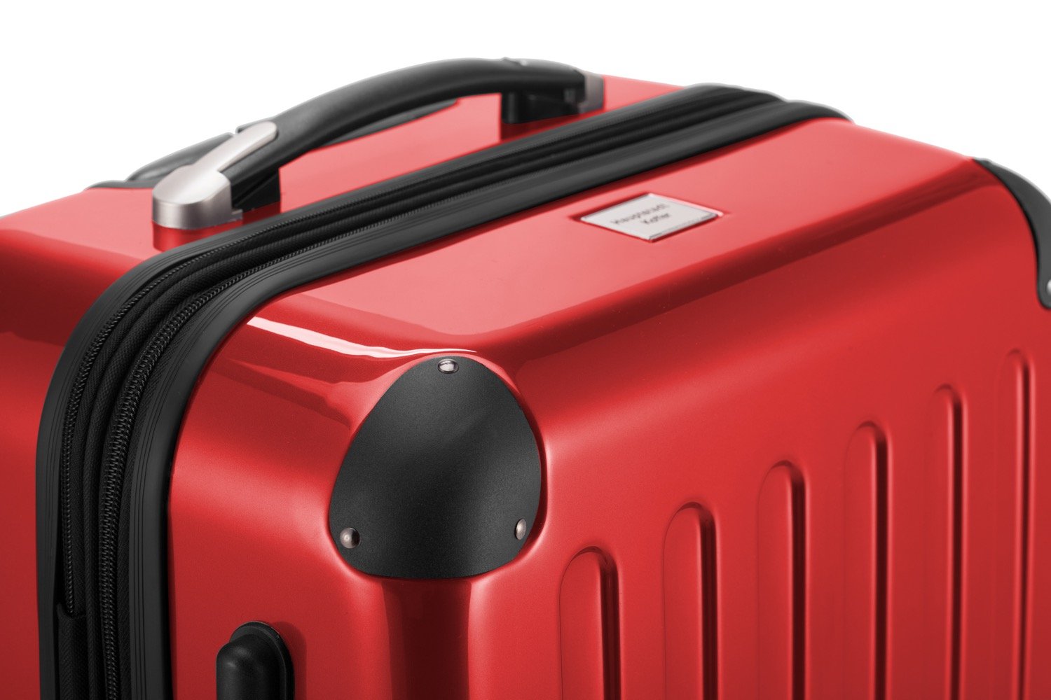 Premium Red Hand Luggage Carry-On Suitcase 65cm - Lightweight & Durable for Business Travel & Weekend Getaways