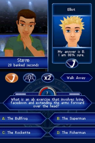 Renewed Who Wants to Be a Millionaire? Game for Nintendo DS - Family Trivia Party Game for Game Nights & Travel Entertainment