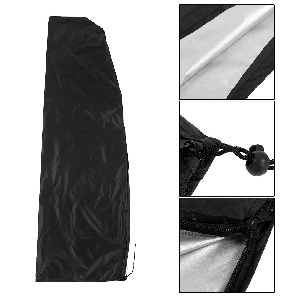 Premium 210D Waterproof Outdoor Umbrella Cover - Heavy-Duty Zippered Cantilever Patio Umbrella Cover for 9-11ft Offset Umbrellas, UV & Weather Resistant - Perfect for Backyard, Poolside, and Outdoor Dining Protection