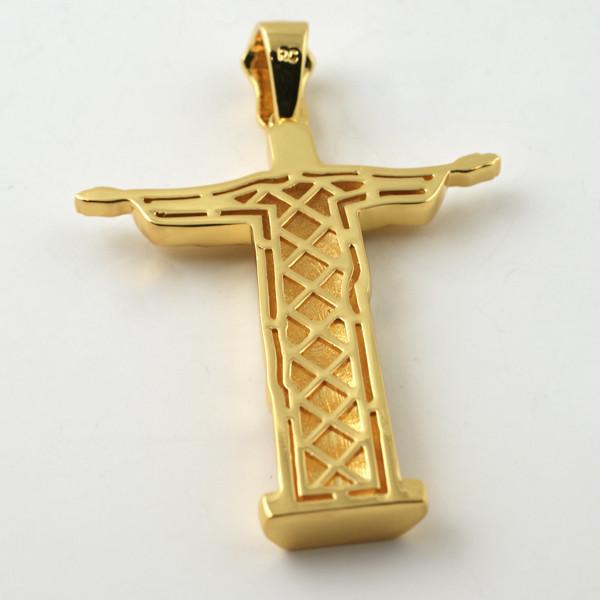 Gold Jesus Christ Full Body Pendant Necklace - Religious Jewelry for Men & Women - Perfect for Church, Gifts & Daily Wear