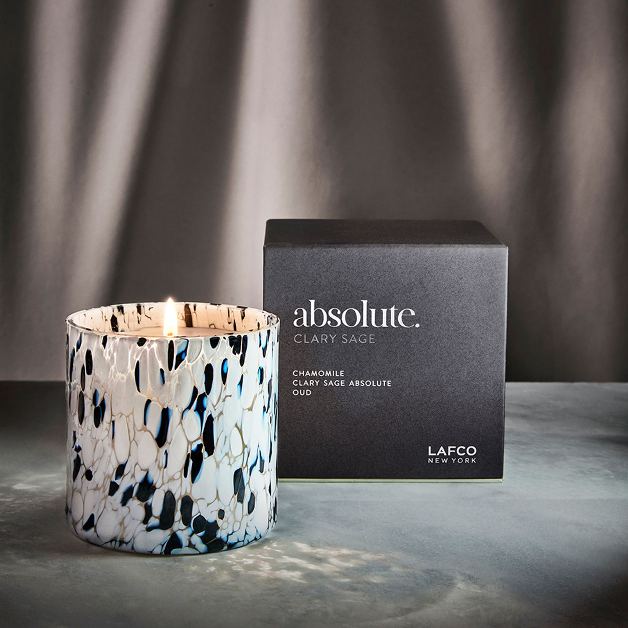 Absolute Clary Sage Candle - 100% Pure Essential Oil Scented Soy Wax Candle for Aromatherapy, Relaxation & Stress Relief | Perfect for Yoga, Meditation & Home Spa