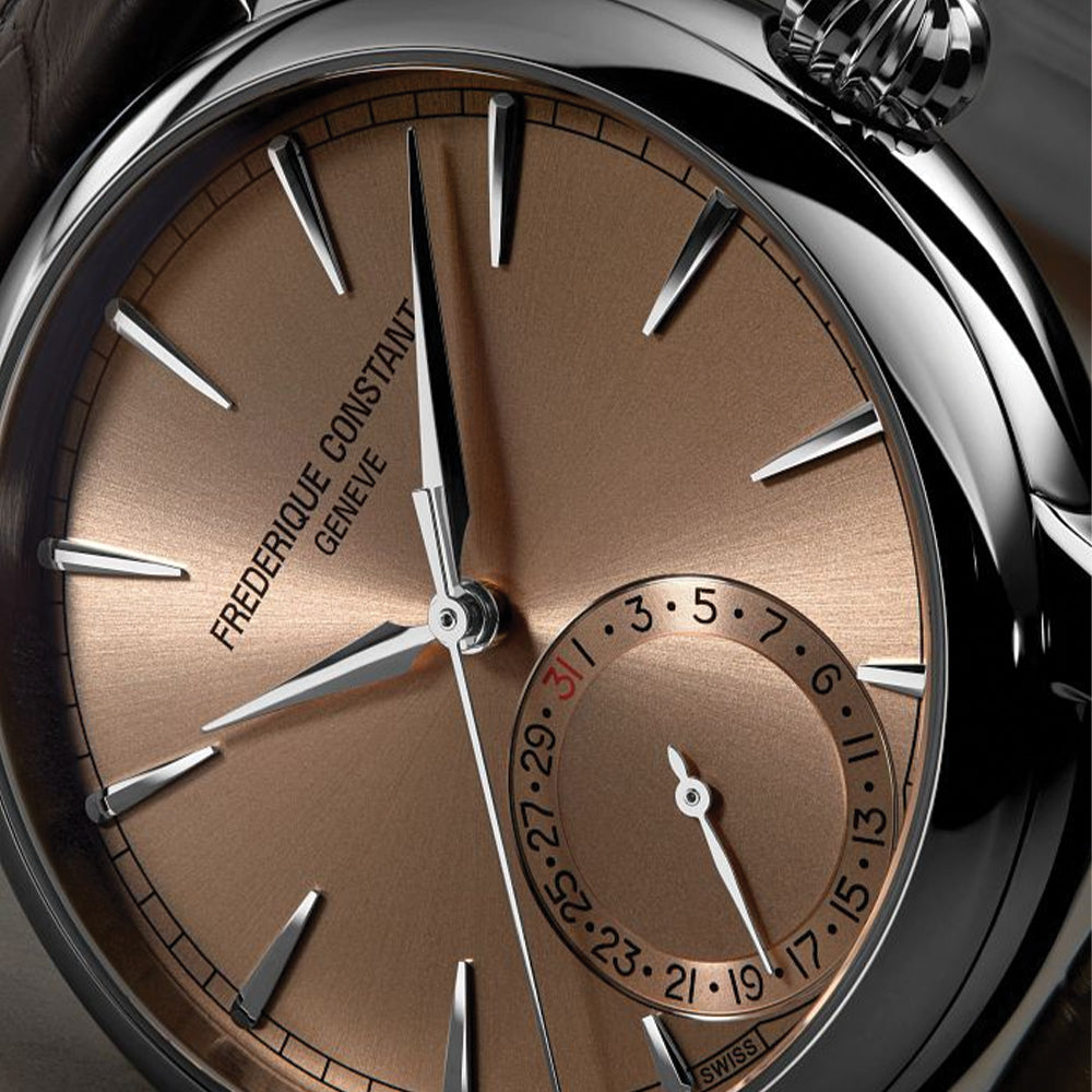 Classic Date Automatic 40mm Salmon Dial Men's Watch with Genuine Leather Strap - Perfect for Business, Casual Wear & Special Occasions