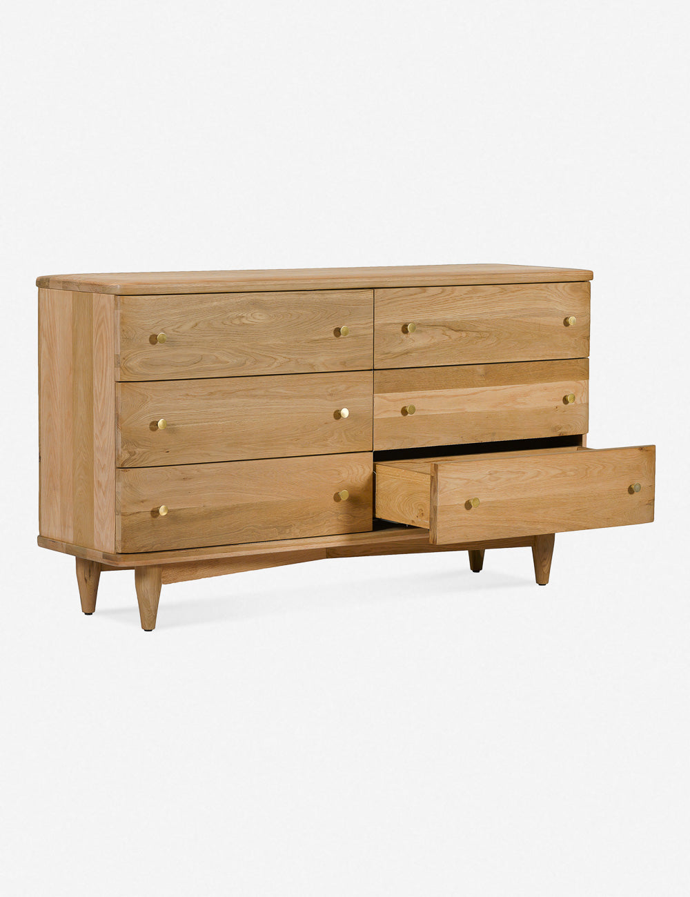 Shiloh 6-Drawer Dresser - Solid Wood Chest of Drawers for Bedroom, Nursery & Closet Organization - Perfect for Home Storage & Decor