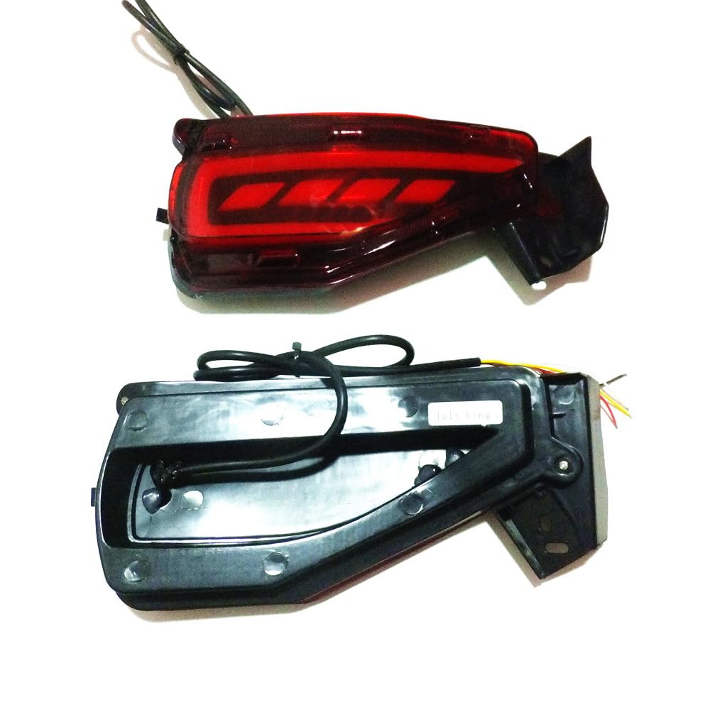 LED Brake Lights & Turn Signal Lights for Toyota Fortuner 2016-2019 - Bright Safety Warning Lights for Night Driving | Easy Installation & Enhanced Visibility on Highways & City Roads