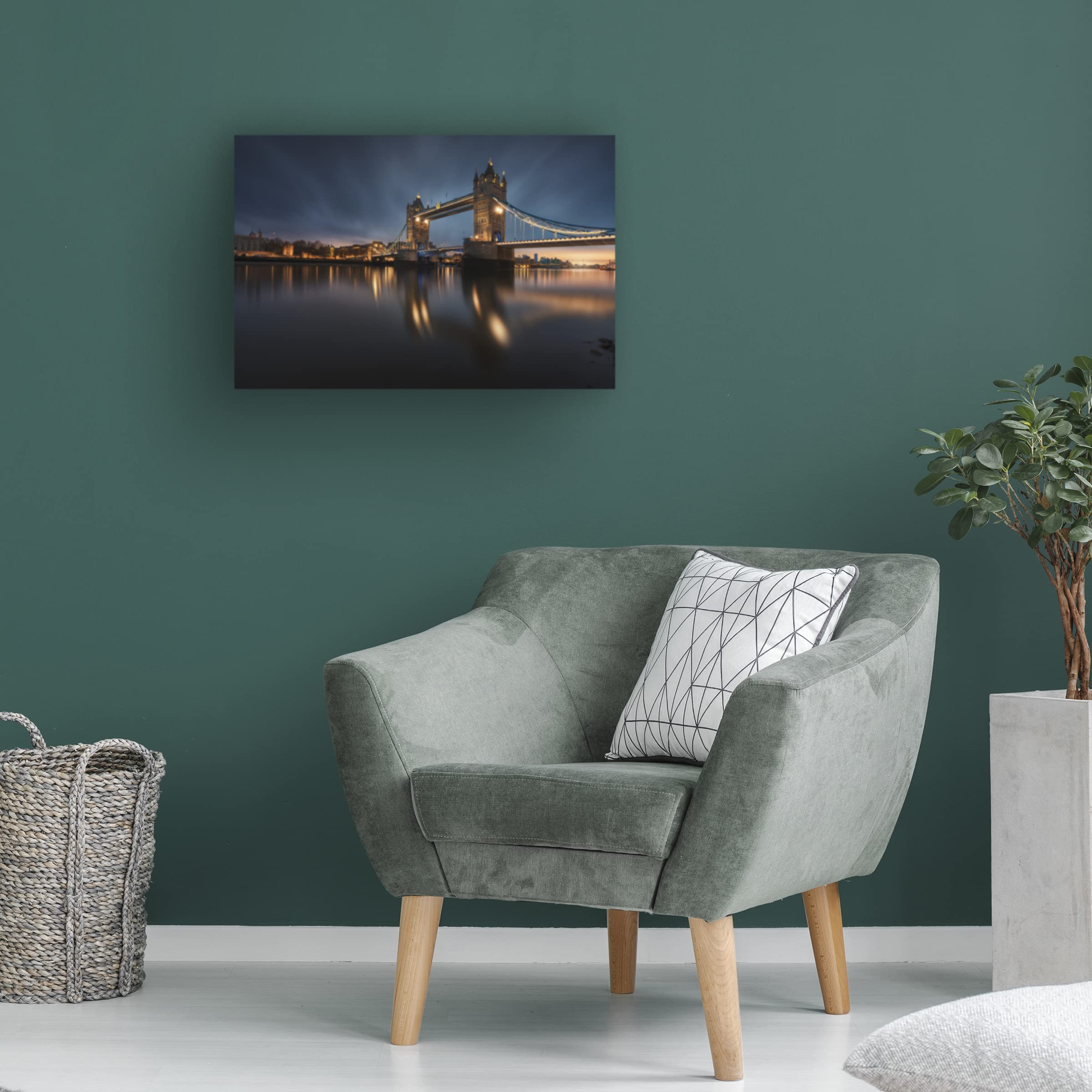 Juan Pablo De 'Otra Caasda' Canvas Wall Art Print - Modern Abstract Painting for Living Room, Bedroom & Office Decor