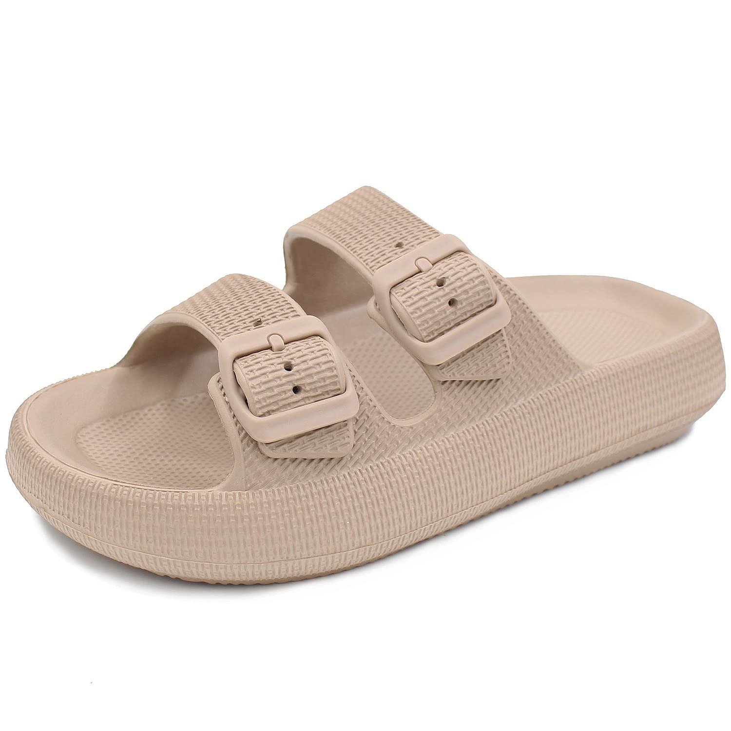 Non-Slip Shower Slippers for Women & Men - Soft Thick Sole Bathroom Sandals, Open Toe House Slippers for Beach, Pool & Indoor Use