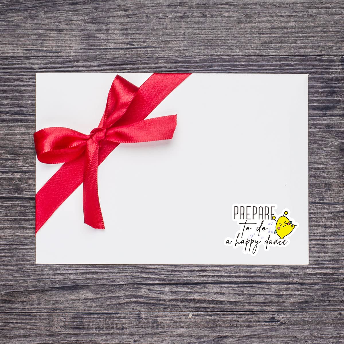 Happy Dance Stickers - Thank You Stickers for Small Business | Handmade Envelope Labels for Online Retailers & Handmade Goods (500 Labels/Roll) - Perfect for Packaging, Thank You Notes & Small Shop Branding
