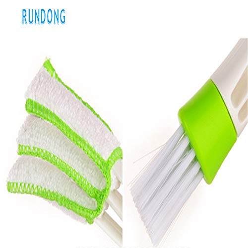 MKVFA Portable Air Conditioner Cleaner Brush - Compact Dusting Tool for Computers, Keyboards, Window Blinds & Leaves | Perfect for Home, Office & Electronics Maintenance