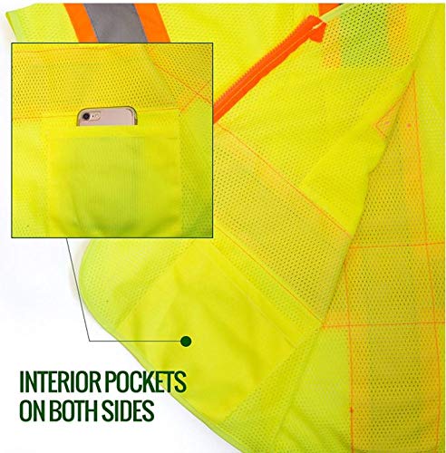 RK-Safety MV7811-12 High Visibility Reflective Safety Vest for Parents - Perfect for School Pickup, Outdoor Activities & Construction Sites