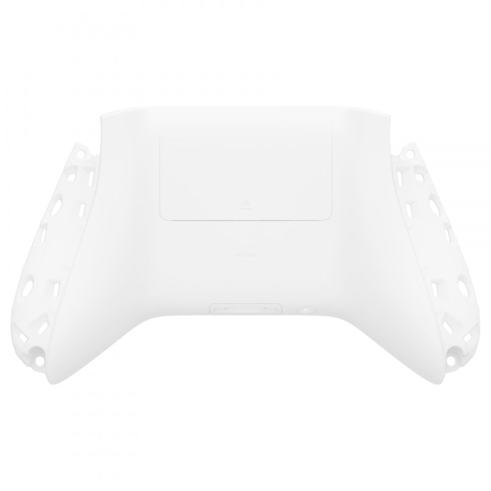 Premium White Replacement Back Shell with Battery Cover for Xbox Series S/X Controller - Compatible with Xbox Series X & S - Not Including Controller & Side Rails - Perfect for Gaming, Customization & Repair