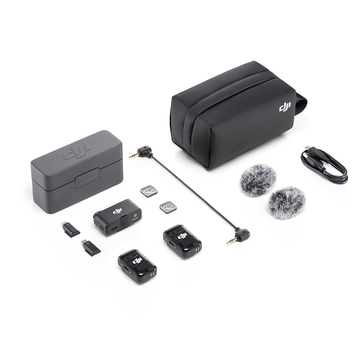 DJI Mic 2 - Professional Wireless Lavalier Microphone System for Vlogging, Interviews & Content Creation - Compact Dual-Channel Mic for YouTubers, Filmmakers & Podcasters (Perfect for Outdoor Shooting, Live Streaming & Studio Recording)