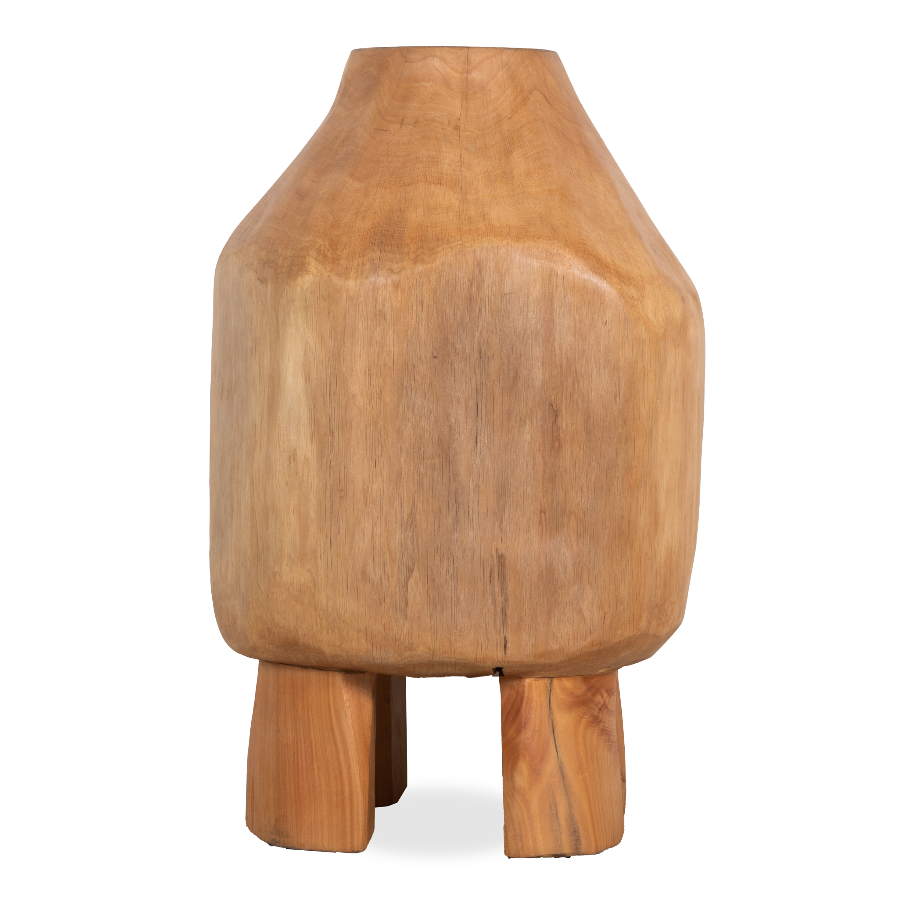 Handmade EMV Wooden Vase - Natural Home Decor for Living Room, Bedroom & Office - Unique Rustic Centerpiece for Flowers and Plants