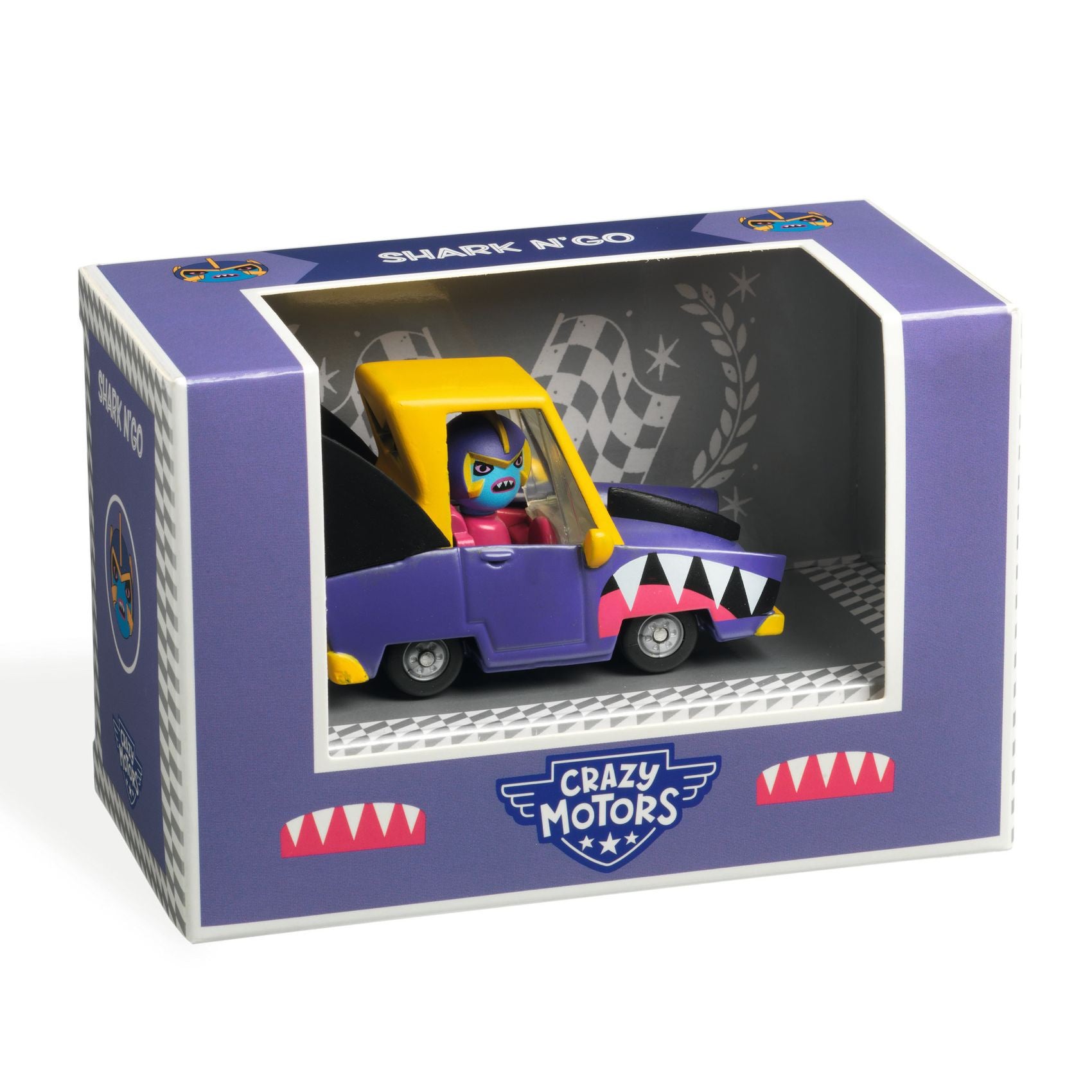 Crazy Motors Shark N' Go - High-Speed Remote Control Car for Kids & Adults - Perfect for Outdoor Racing, Backyard Play & Birthday Gifts