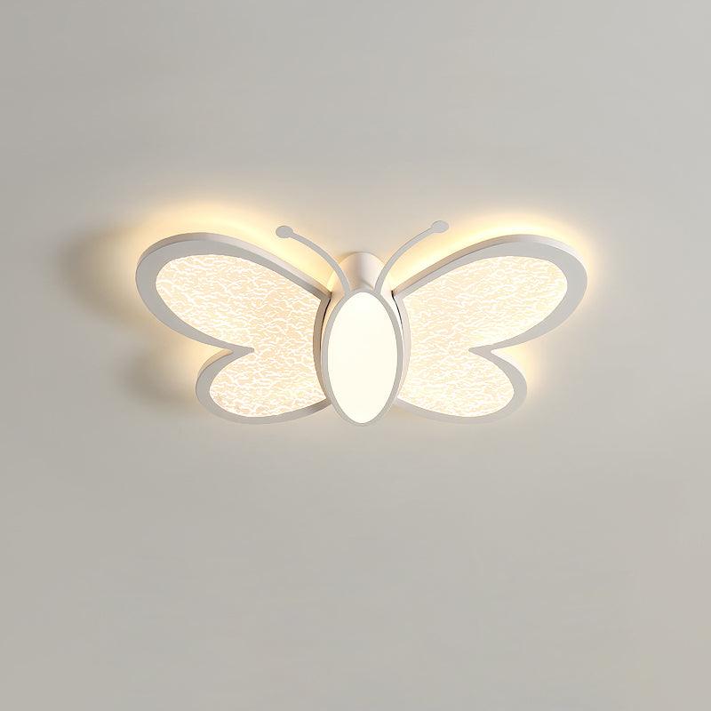 Elegant Butterfly Ceiling Light Fixture - Modern Floral Chandelier for Bedroom, Living Room & Nursery - Perfect for Home Decor and Ambient Lighting