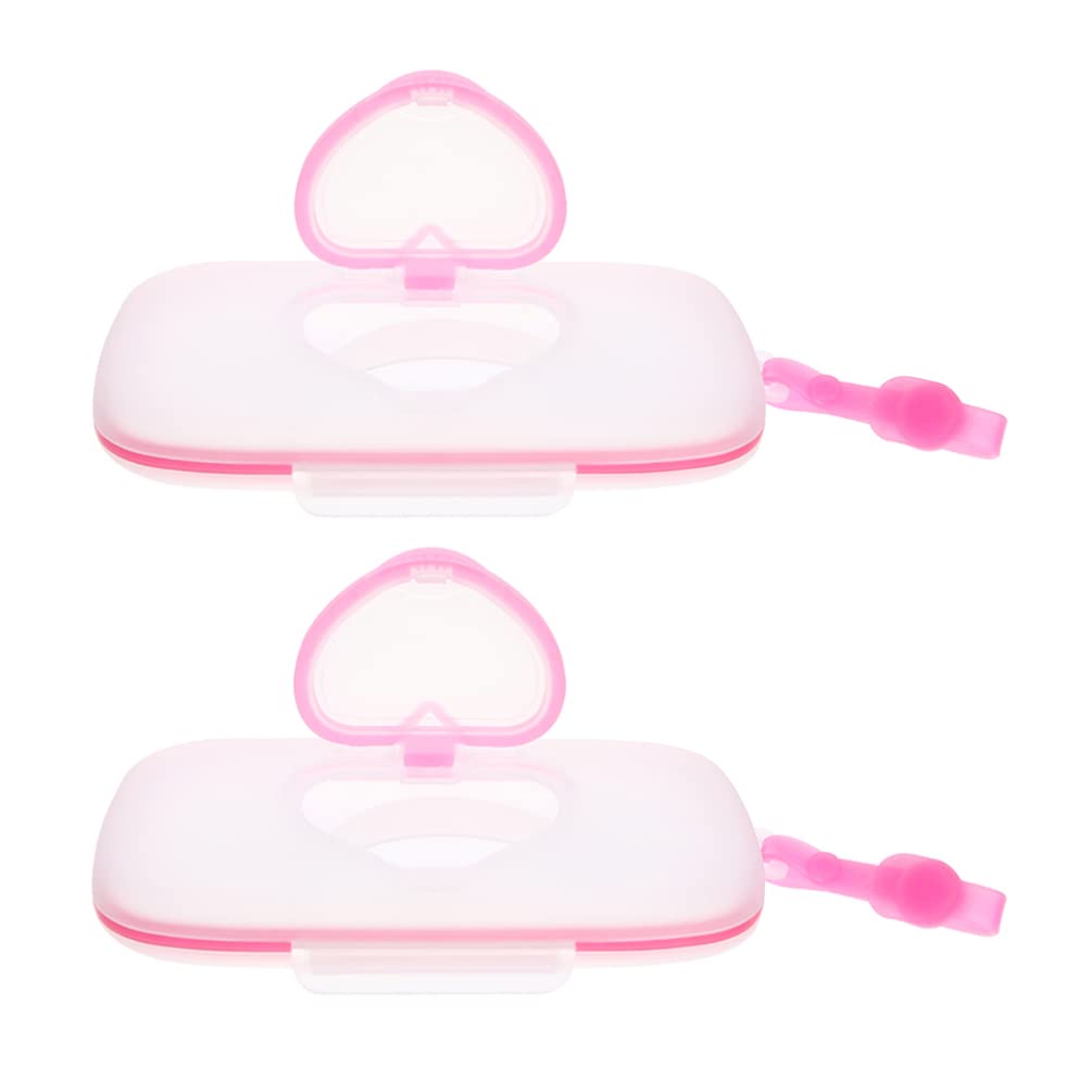 Refillable Travel Wipes Case 2-Pack - Portable Baby Wipe Holder & Wet Tissue Dispenser Pouch for On-the-Go Parents | Perfect for Diaper Bags, Strollers, Car Trips & Outdoor Adventures