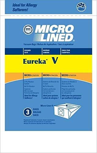 DVC Eureka Style V Micro Allergen Vacuum Cleaner Bags - 18 Pack | HEPA Filtration for Dust Mites & Pet Hair | Made in USA | Perfect for Allergy Sufferers & Pet Owners