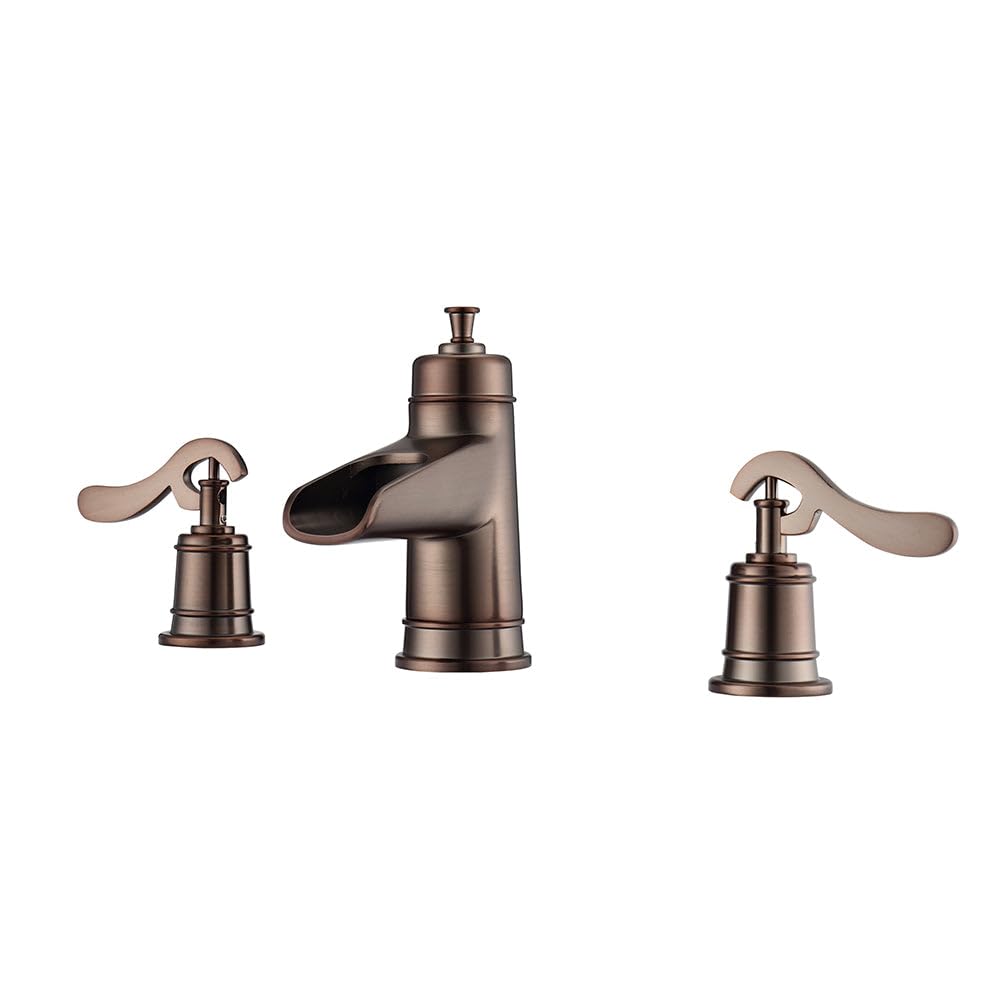 Batson Widespread Bathroom Faucet - Modern 8 Inch Lavatory Sink Faucet with High Arc Spout for Bathroom Vanity, Perfect for Home, Hotel, and Commercial Use
