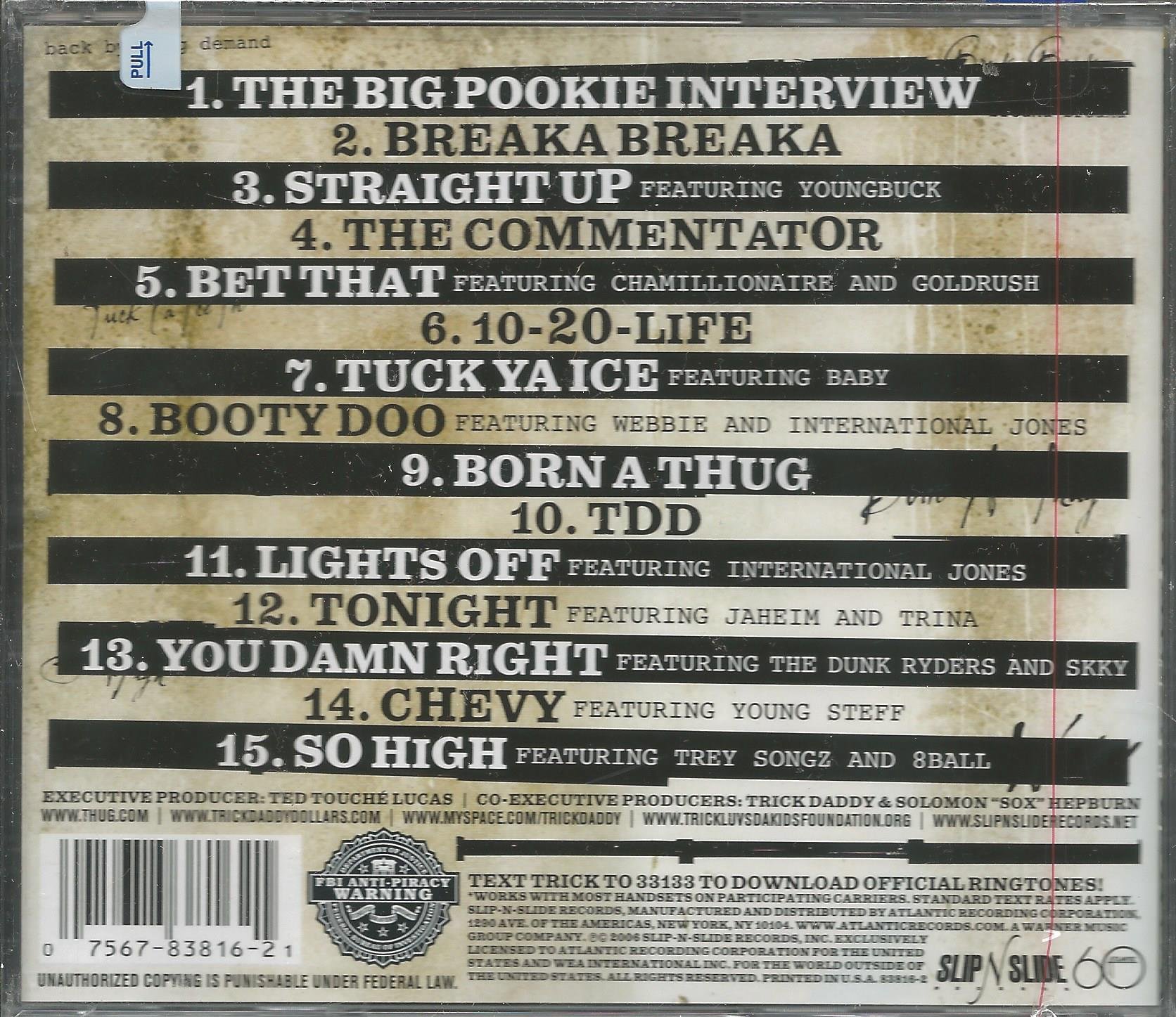 Back By Thug Demand Clean Version - Explicit Free Hip Hop Album for Streaming & Download | Perfect for Workout, Gym & Car Rides