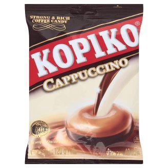 Kopiko Cappuccino Flavor Coffee Candy - 40 Pieces (120g/4.23oz) Bulk Pack - Perfect for Office Snacks, Travel Treats & Coffee Lovers Gifts