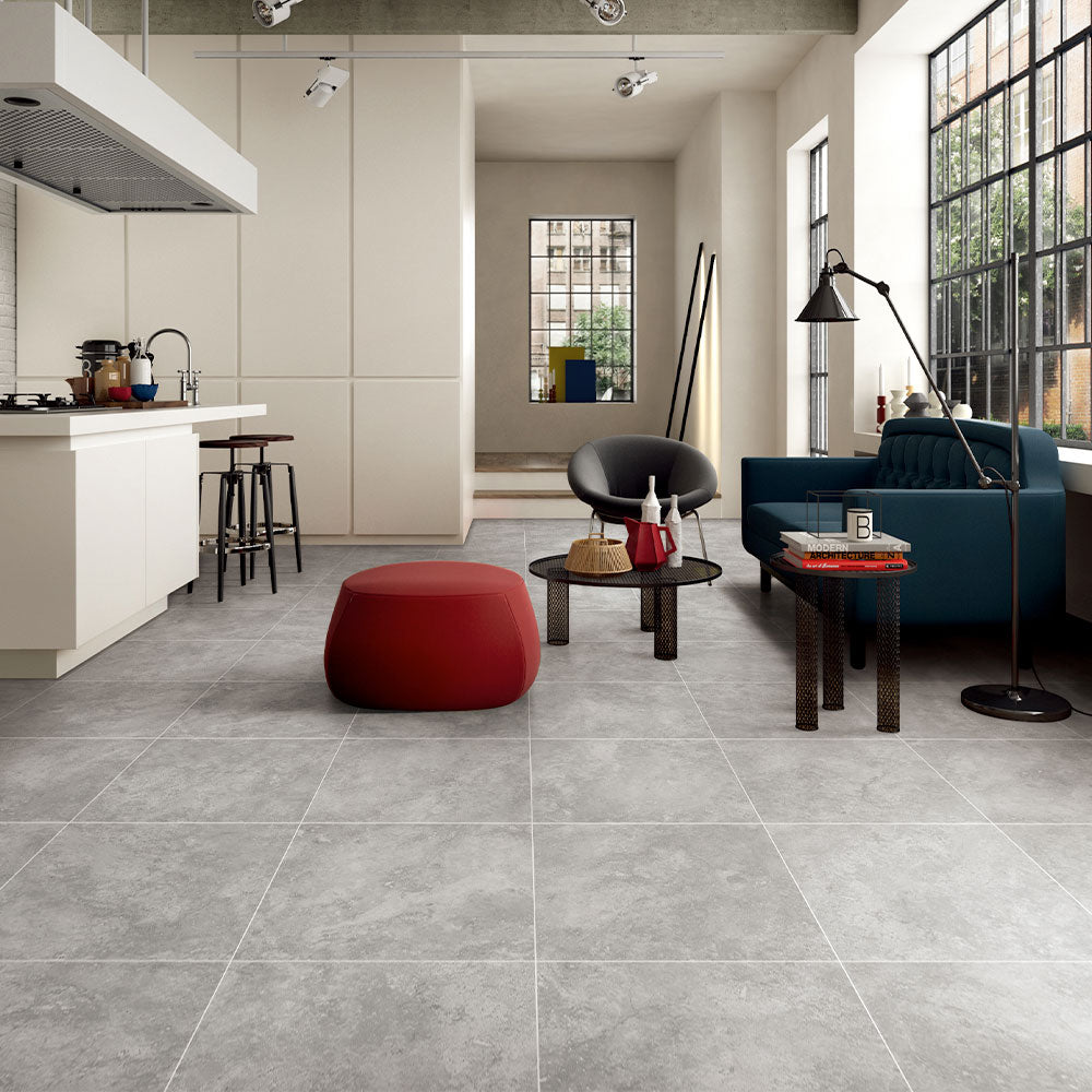 Premium Tivoli Silver 400x600x20mm Outdoor Porcelain Bullnose Tile - Perfect for Patios, Pool Decks & Garden Edging (Sold Per Piece)