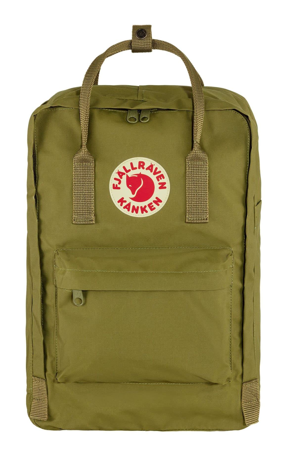 Fjallraven Kanken Laptop Backpack 15 Inch - Lightweight Waterproof Daypack for School, Work & Travel - Foliage Green Outdoor Hiking Bag for Men & Women