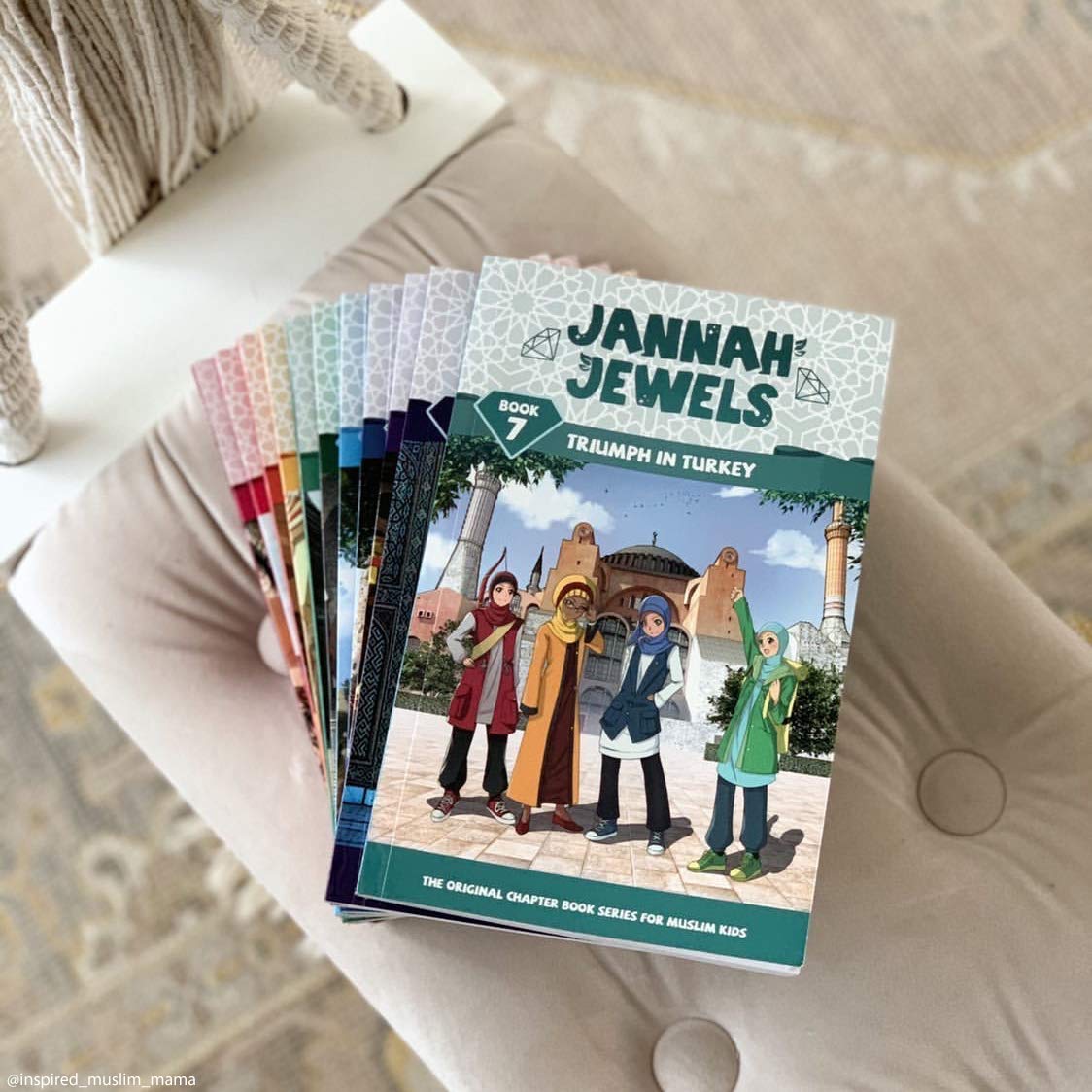 Jannah Jewels Complete 12-Book Islamic Chapter Book Set for Muslim Kids - Diverse Children's Book Series | Perfect for Bedtime Stories, Islamic Education & Multicultural Learning
