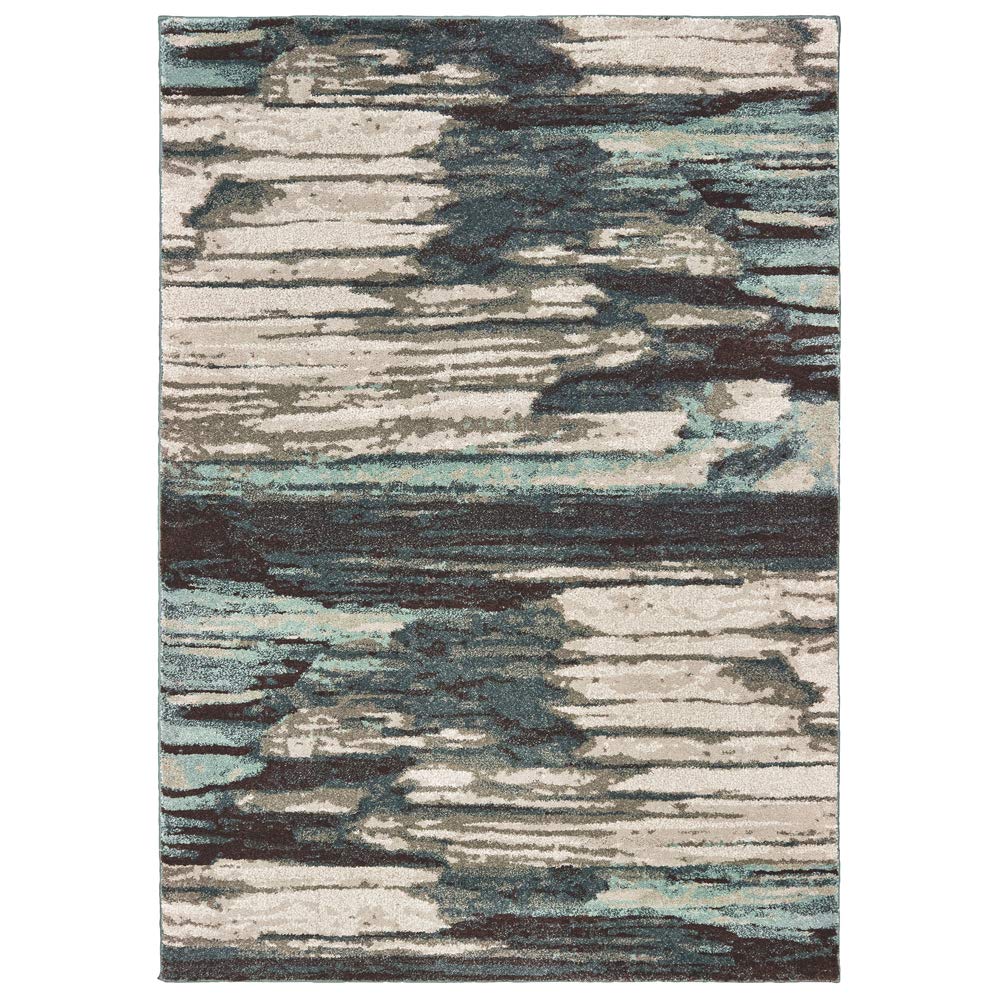 Oriental Weavers Carson Contemporary Area Rug 9675A - Modern Home Decor for Living Room, Bedroom & Office