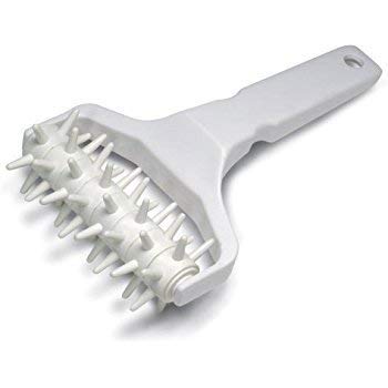 DiBha Plastic Dough Docker - Pizza Dough Roller for Perfect Pie Crust & Pastry, Cookie Baking Tool, Kitchen Accessories for Home Bakers & Professional Chefs - Ideal for Pizza, Pie, Pastry Making & Cookie Dough Preparation