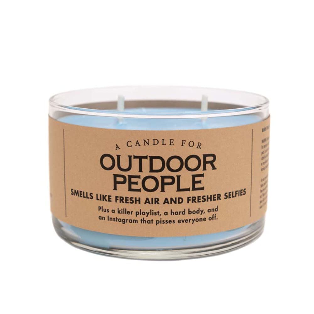 Whiskey River Scented Candle for Outdoor Enthusiasts | Natural Soy Wax Aromatherapy for Camping, Hiking & Cabin Relaxation