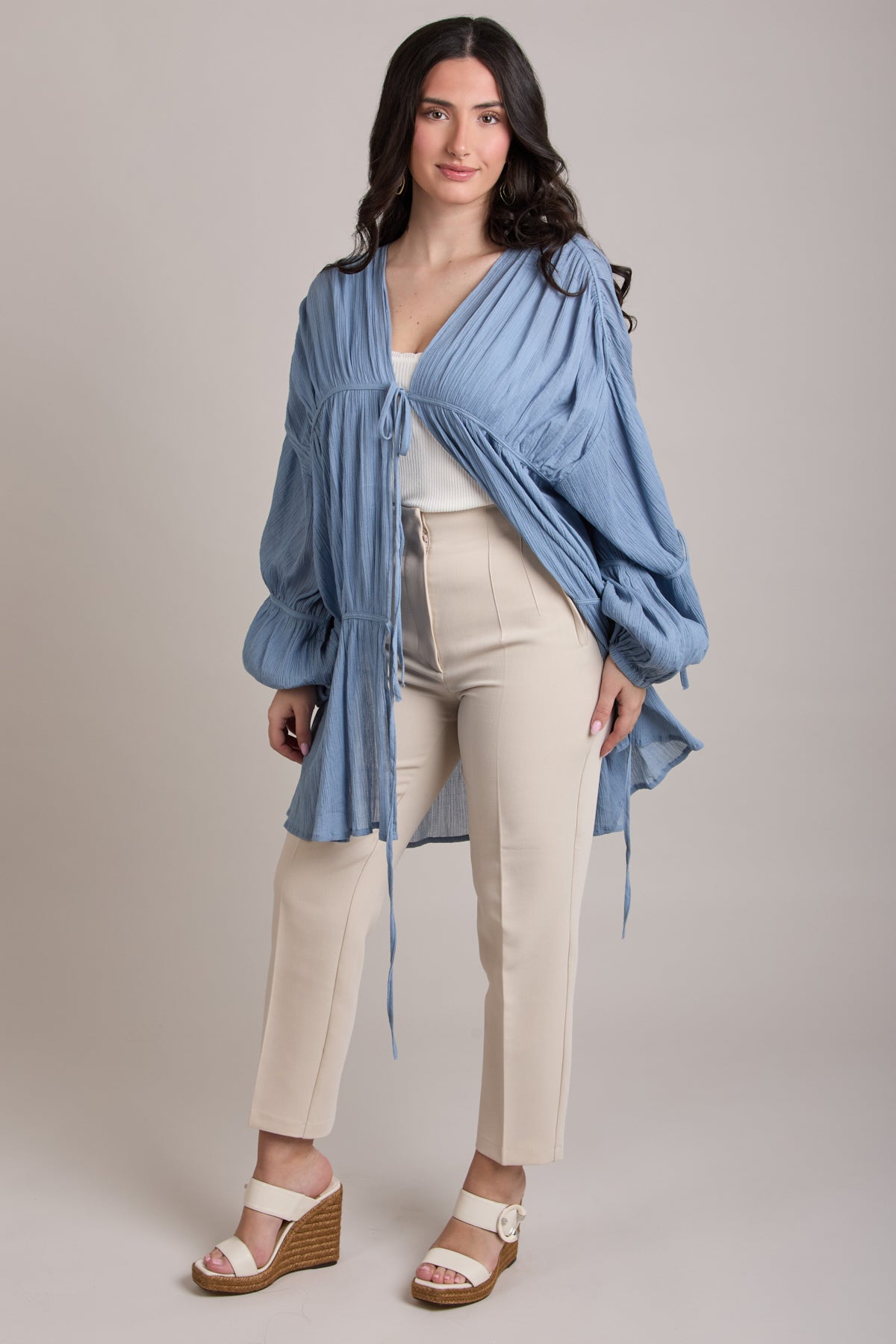 Coastal Breeze Kimono - Lightweight Floral Cover Up for Women | Beach Cover Up, Poolside Lounging, Summer Vacation Outfit