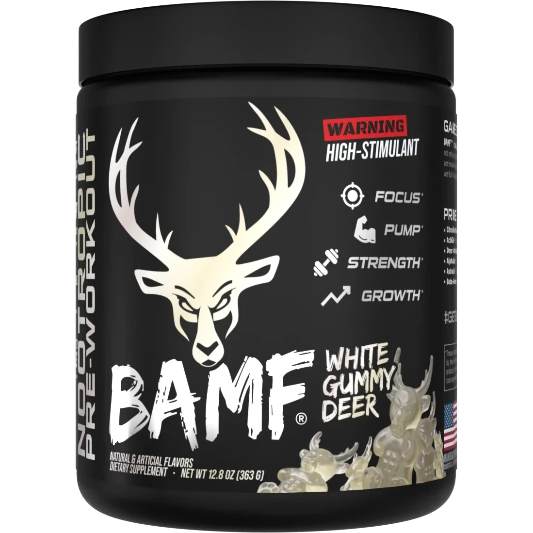 Bucked Up BAMF Pre-Workout Powder - Energy & Focus Booster for Intense Gym Sessions & Athletic Performance