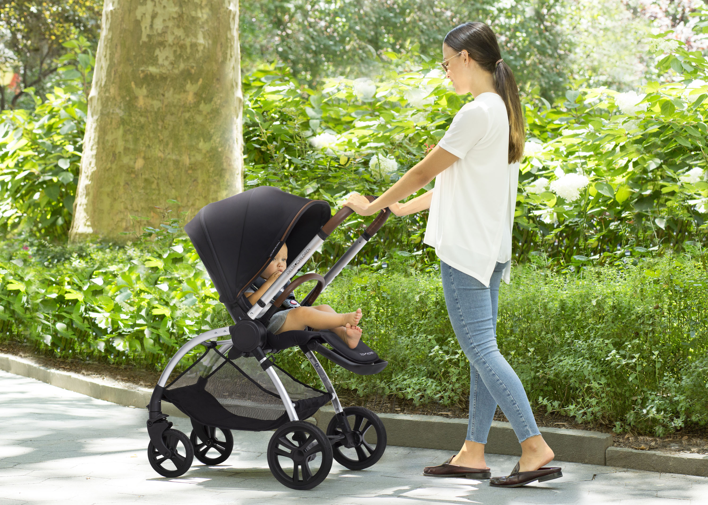 Reversible Stroller for Baby - Lightweight & Compact Foldable Design - Perfect for Travel, Shopping, and Daily Walks