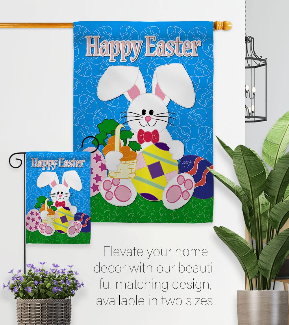 Happy Bunny House Flag & Eagle Set - Double-Sided 28