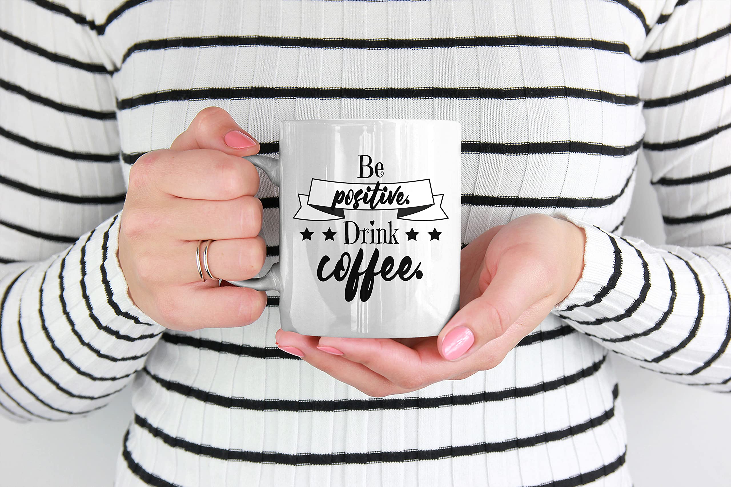 Positive Quotes Coffee Mug - 11oz Inspirational Tea Cup with Uplifting Messages - Perfect for Office, Home & Gifts