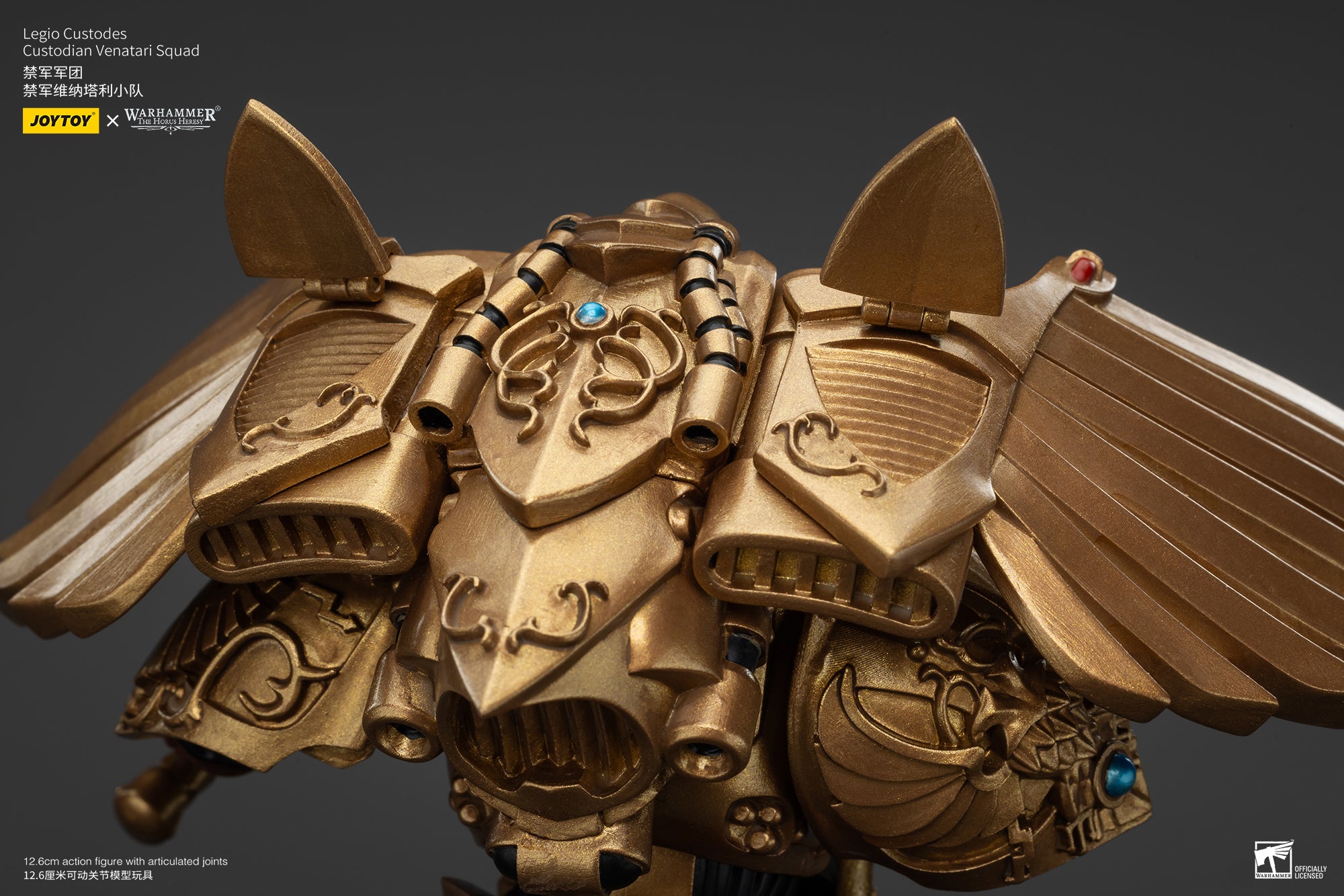 1/18 Scale JOYTOY Warhammer The Horus Heresy Action Figures - Legio Custodes Aquilon Terminator Squad & Custodian Venatari Squad | Collectible Miniatures for Tabletop Gaming and Display