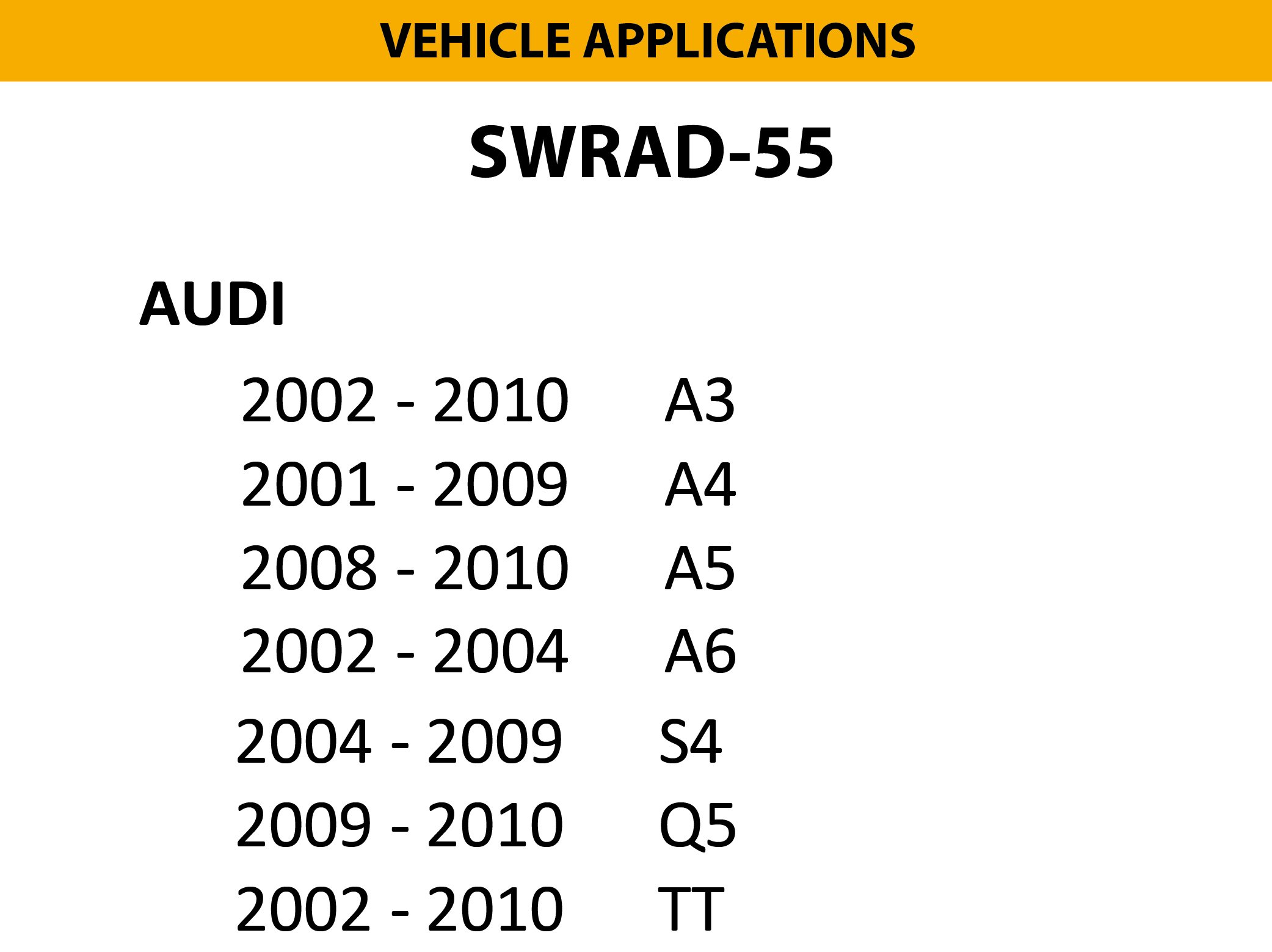 Crux SWRAD-55 Radio Replacement Parts - Compatible with Car Stereo & Audio Systems - Perfect for DIY Installation & Vehicle Upgrades