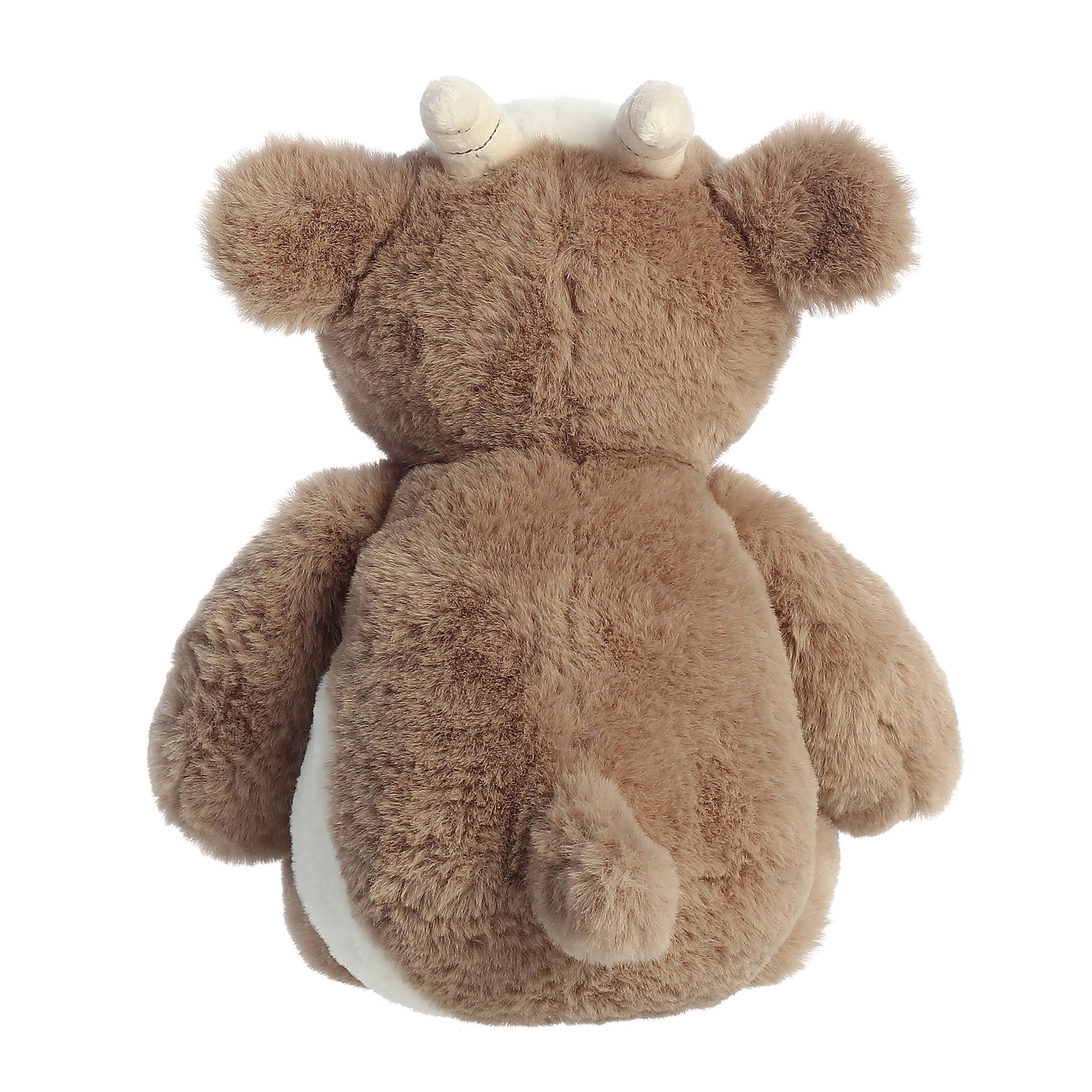 Aurora® Adorable Flopsie™ Gemini Goat™ Plush Stuffed Animal - 12 Inch Gray Soft Toy for Kids, Perfect Cuddly Companion for Bedtime, Playtime & Gift Giving