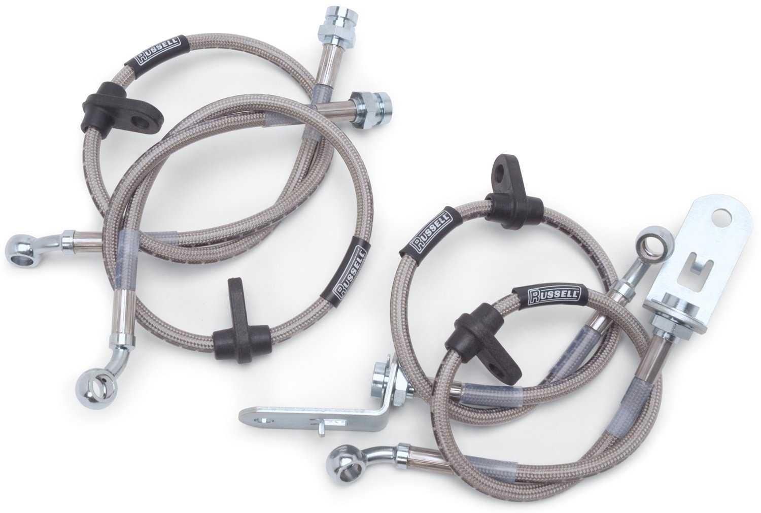 Russell 695760 Premium Stainless Steel Brake Hose - High Performance Brake Line for Cars, Trucks & SUVs - Corrosion Resistant & Durable - Ideal for Off-Roading, Racing & Daily Driving