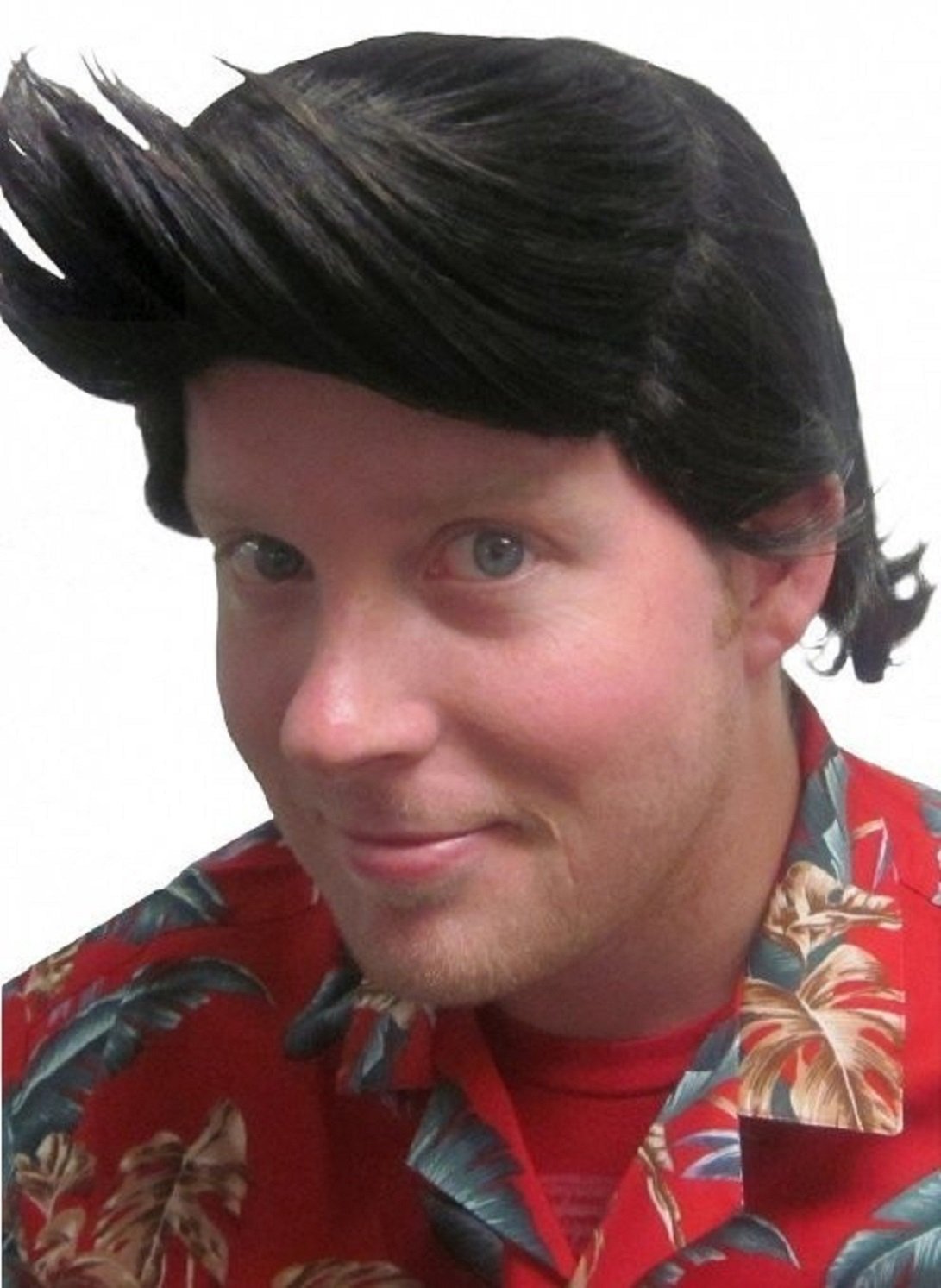 Pet Detective Costume Set with Shirt & Wig - Hawaiian Theme for Pets