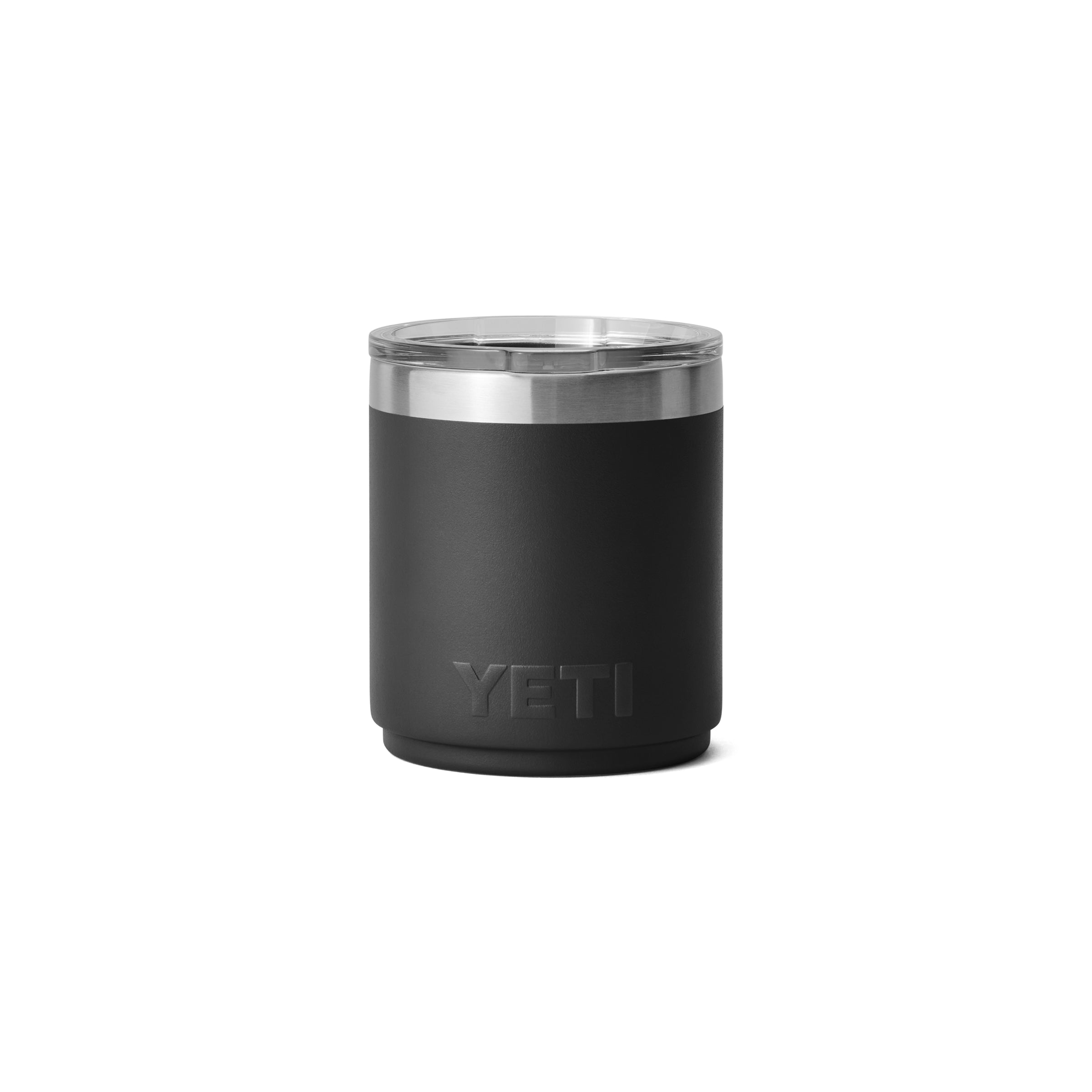 Yeti Rambler 10 oz Lowball Tumbler 2.0 - Black Insulated Stainless Steel Cup for Whiskey, Cocktails & Cold Drinks - Perfect for Home Bar, Camping & Outdoor Adventures