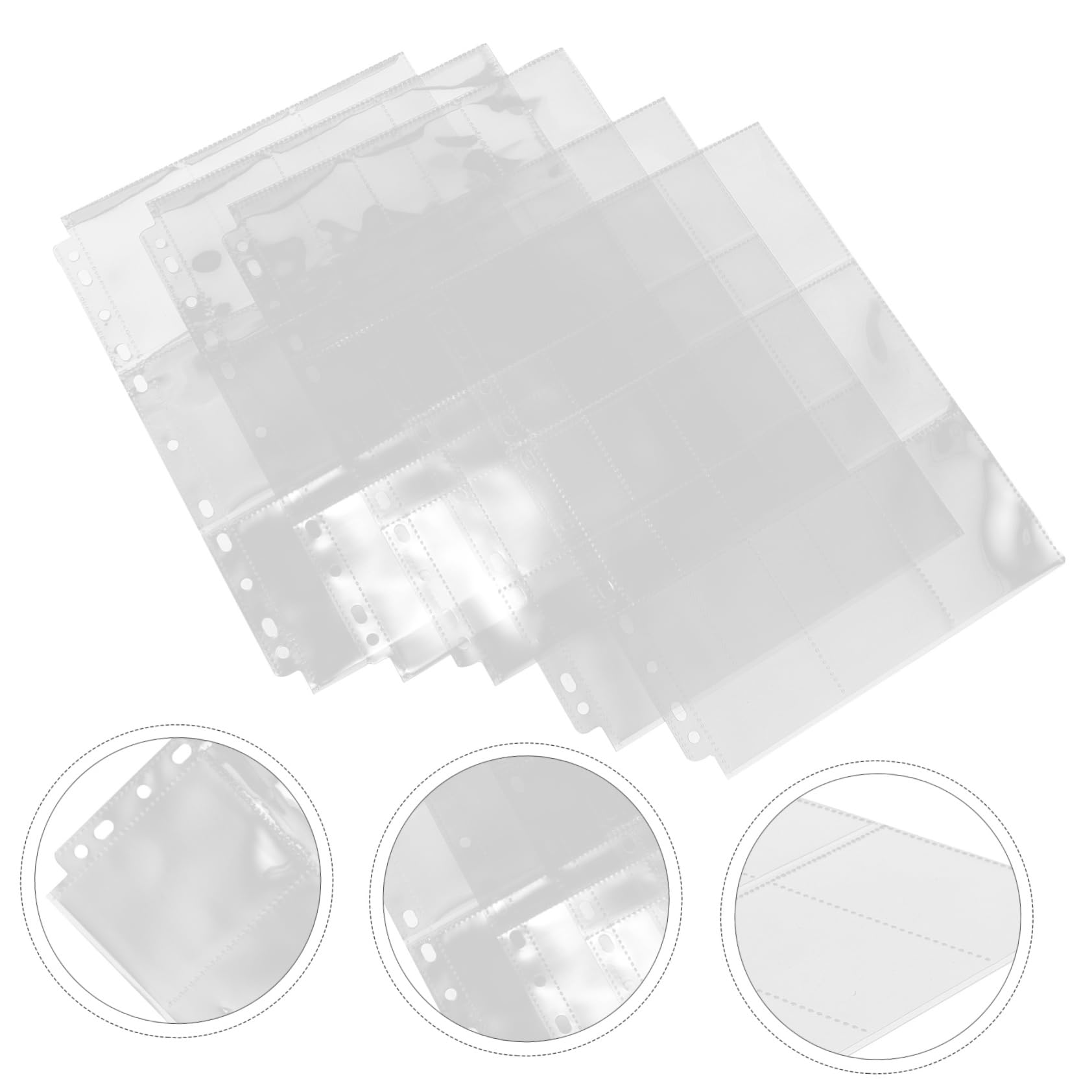 BESPORTBLE 10-Sheet 9 Pocket Trading Card Binder - PVC Card Sleeves Book for Collectible Cards, Portable Card Holder with Clear Covers - Perfect for MTG, Pokemon, Yu-Gi-Oh & Sports Card Storage & Organization