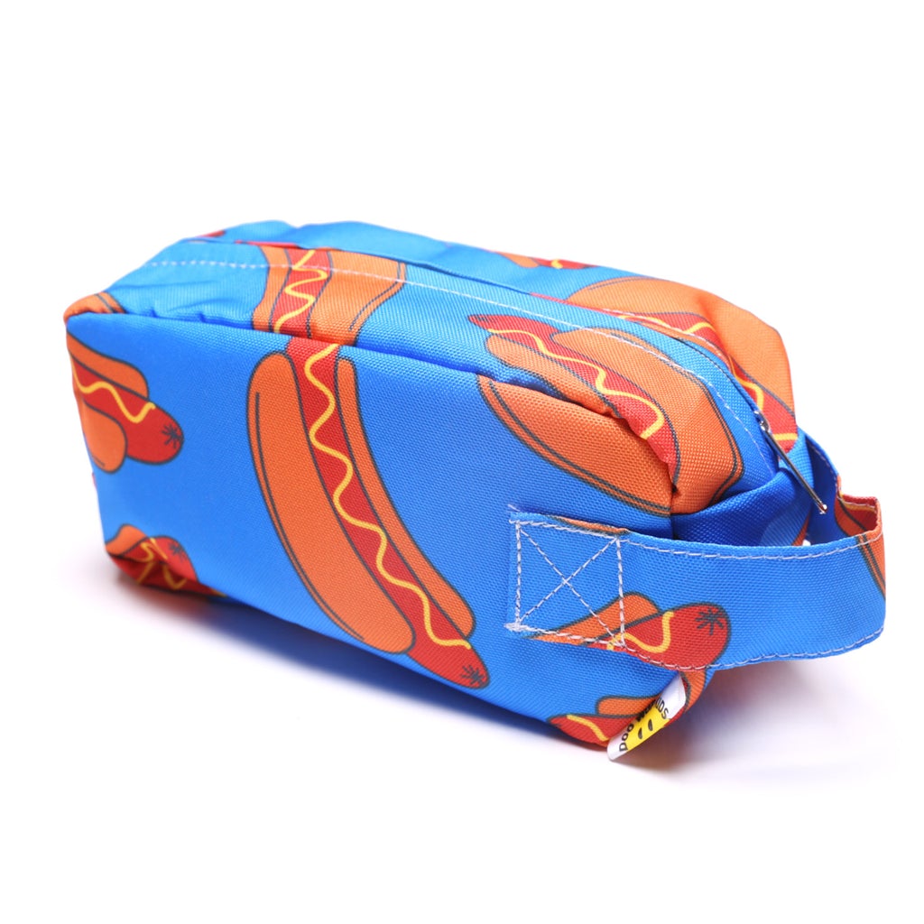 DOOWOP Hot Dogs Themed Pencil Case - Cute School Supplies for Kids, Teens & Adults - Perfect for Back to School, Office & Travel Organization (Use Cases: School, Work, College, Art Supplies Storage)